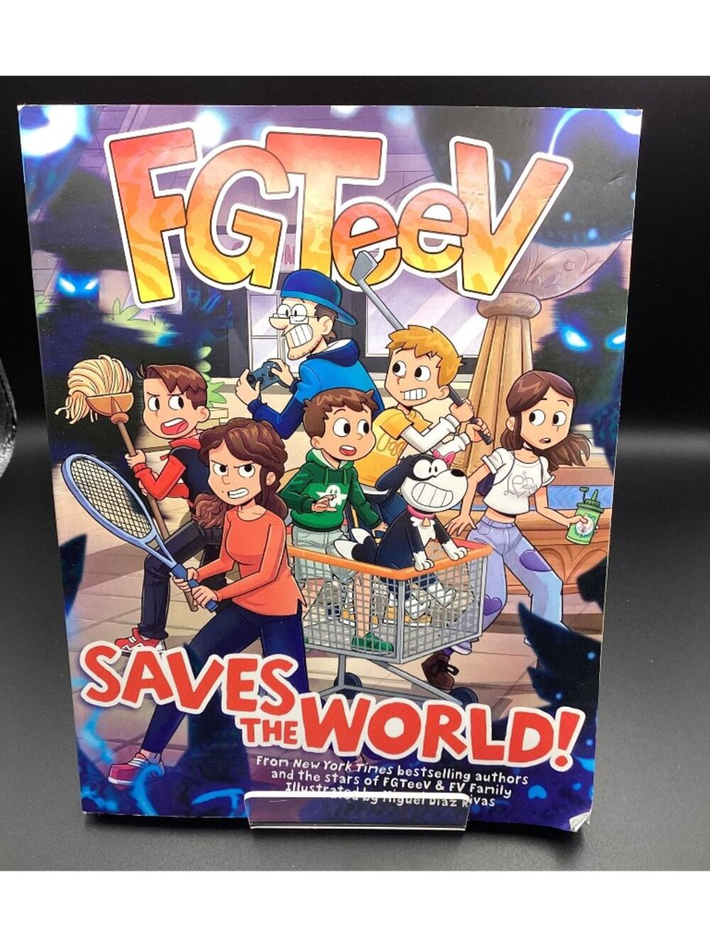 FGTeeV Saves the World Graphic Novel Paperback 9780063042629 Excellent Used Copy